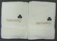 HERSELF WHITE BATH TOWEL